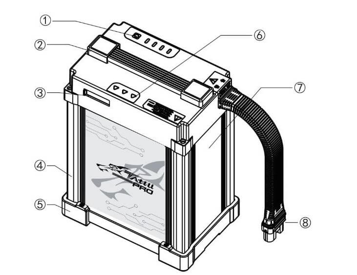 باتری tattu pro 12s Lipo 22000mah-1