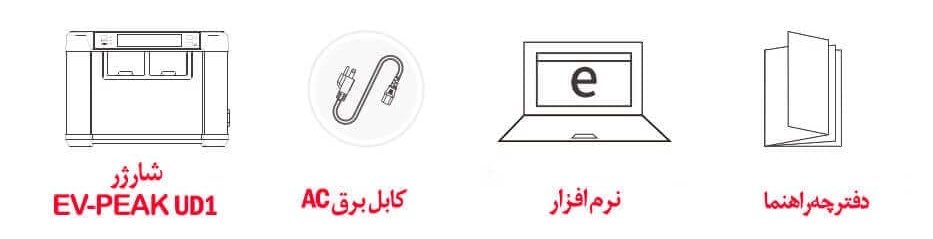 دفترچه راهنمای فارسی شارژر EV-PEAK UD1